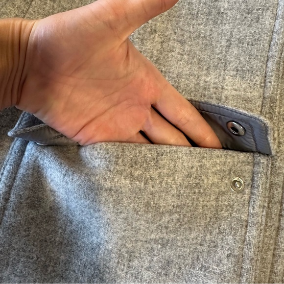 J. Crew Wool Blend Coat 6T Gray - Picture 8 of 9